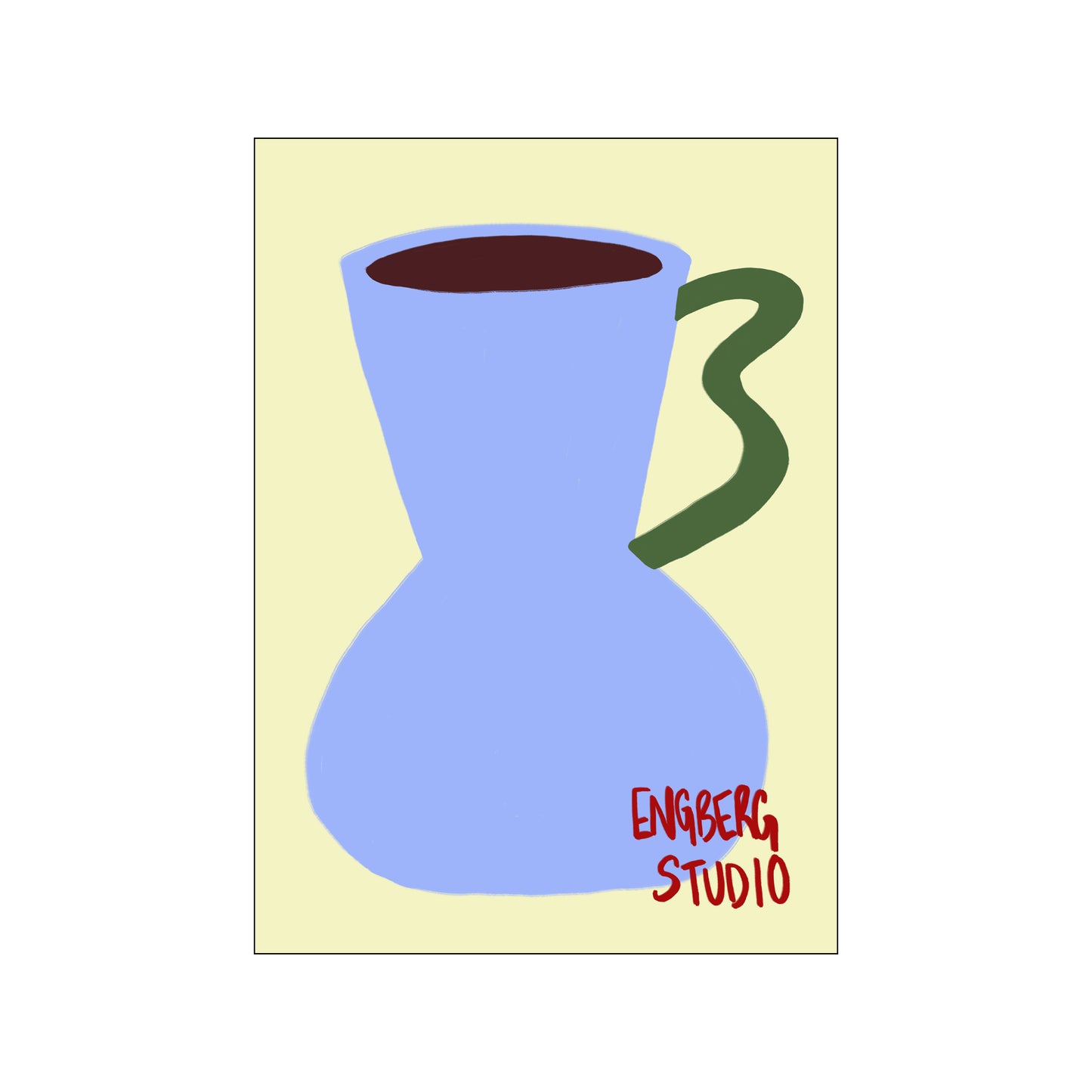 POP - Blue Yellow Vase