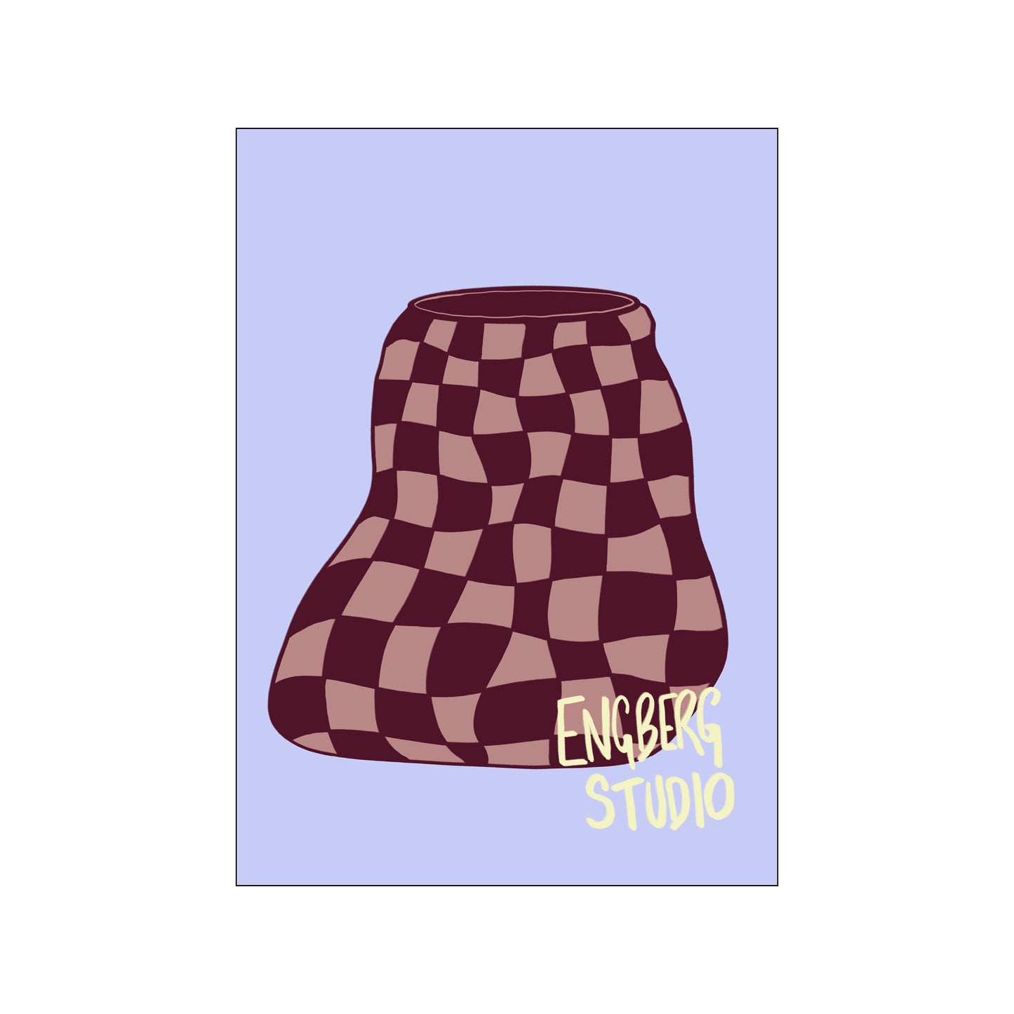 POP - Red + Pink Checkers