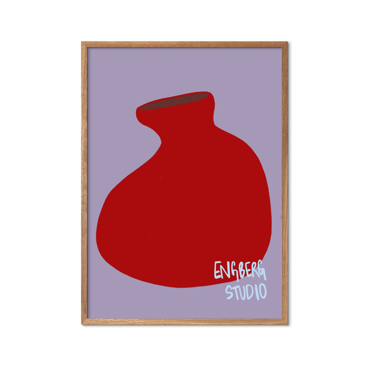 POP - Red Purple Vase