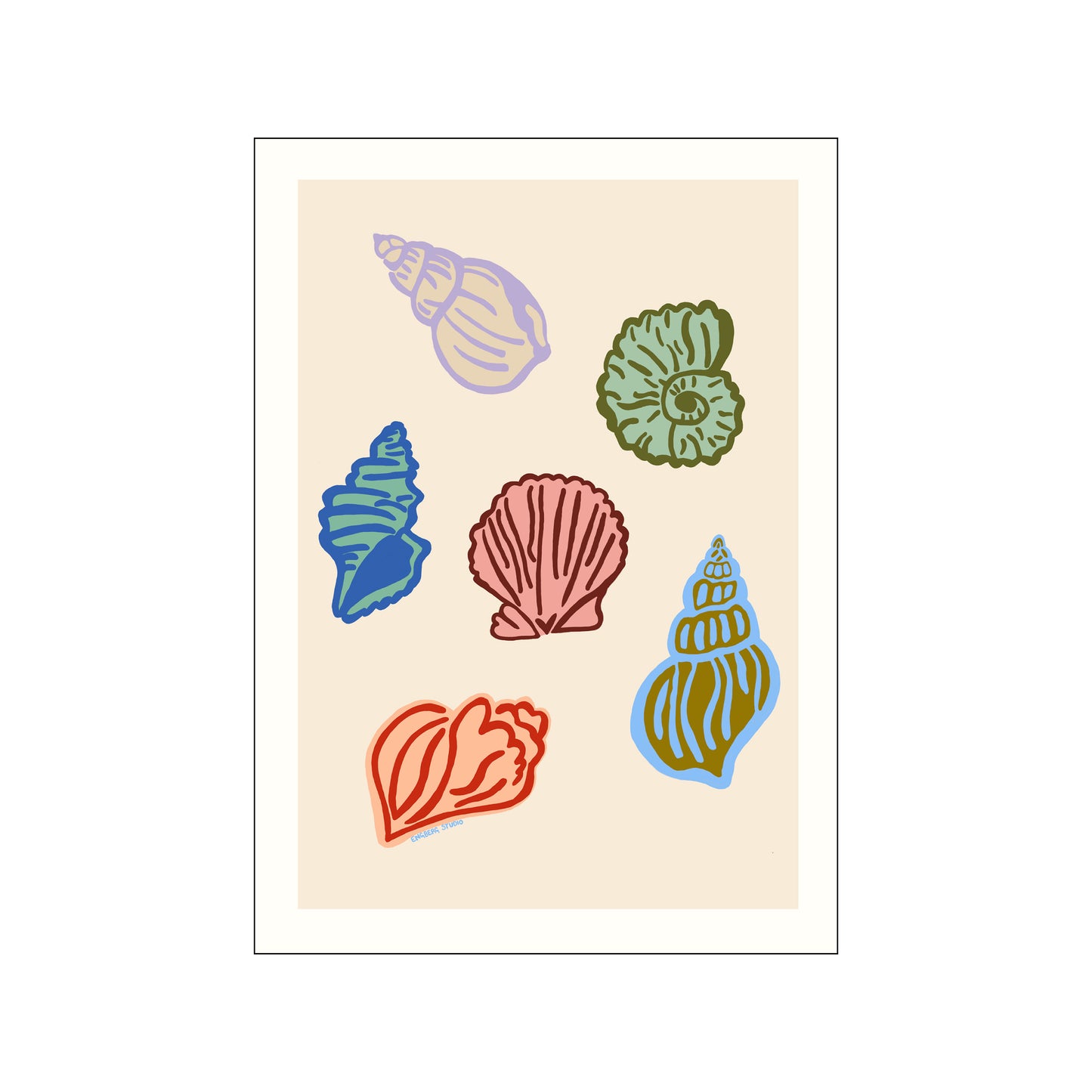 Seashells by the seashore