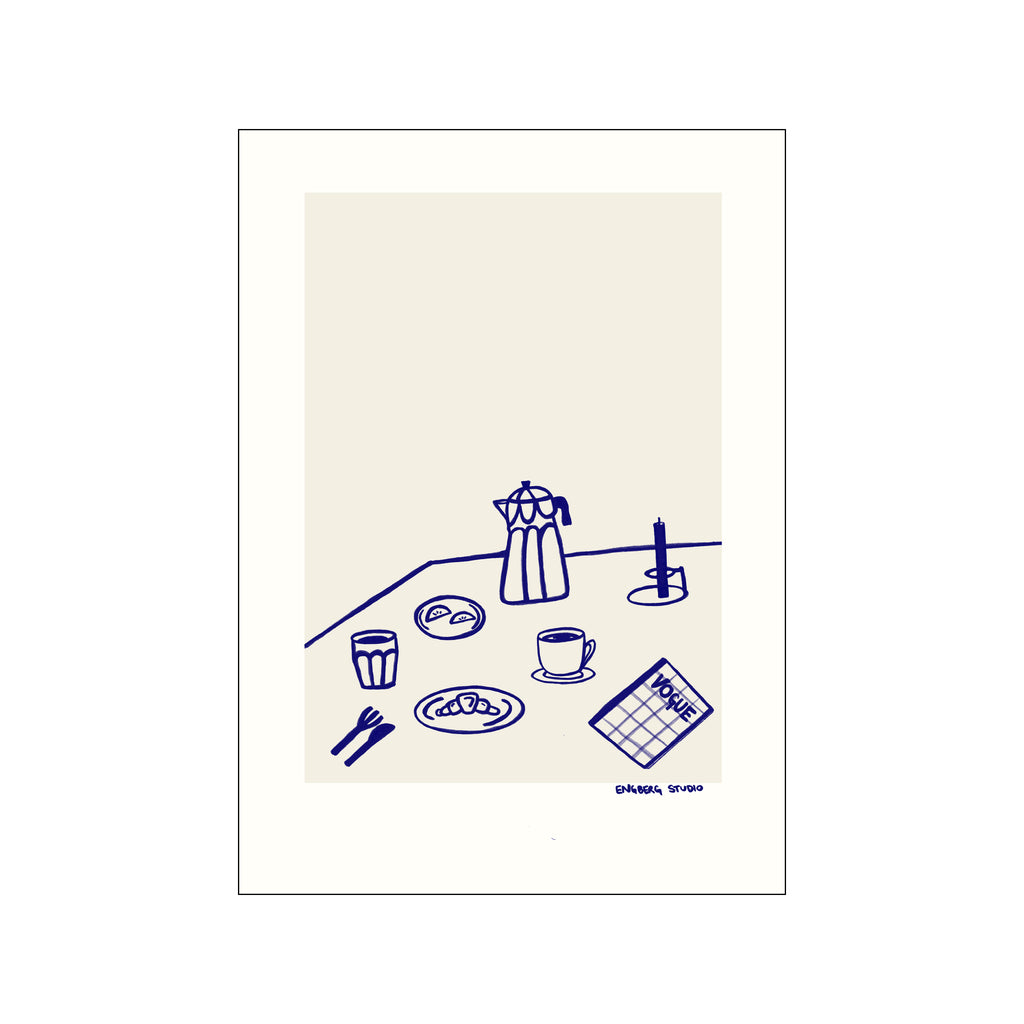 Cafe Latte + Croissants