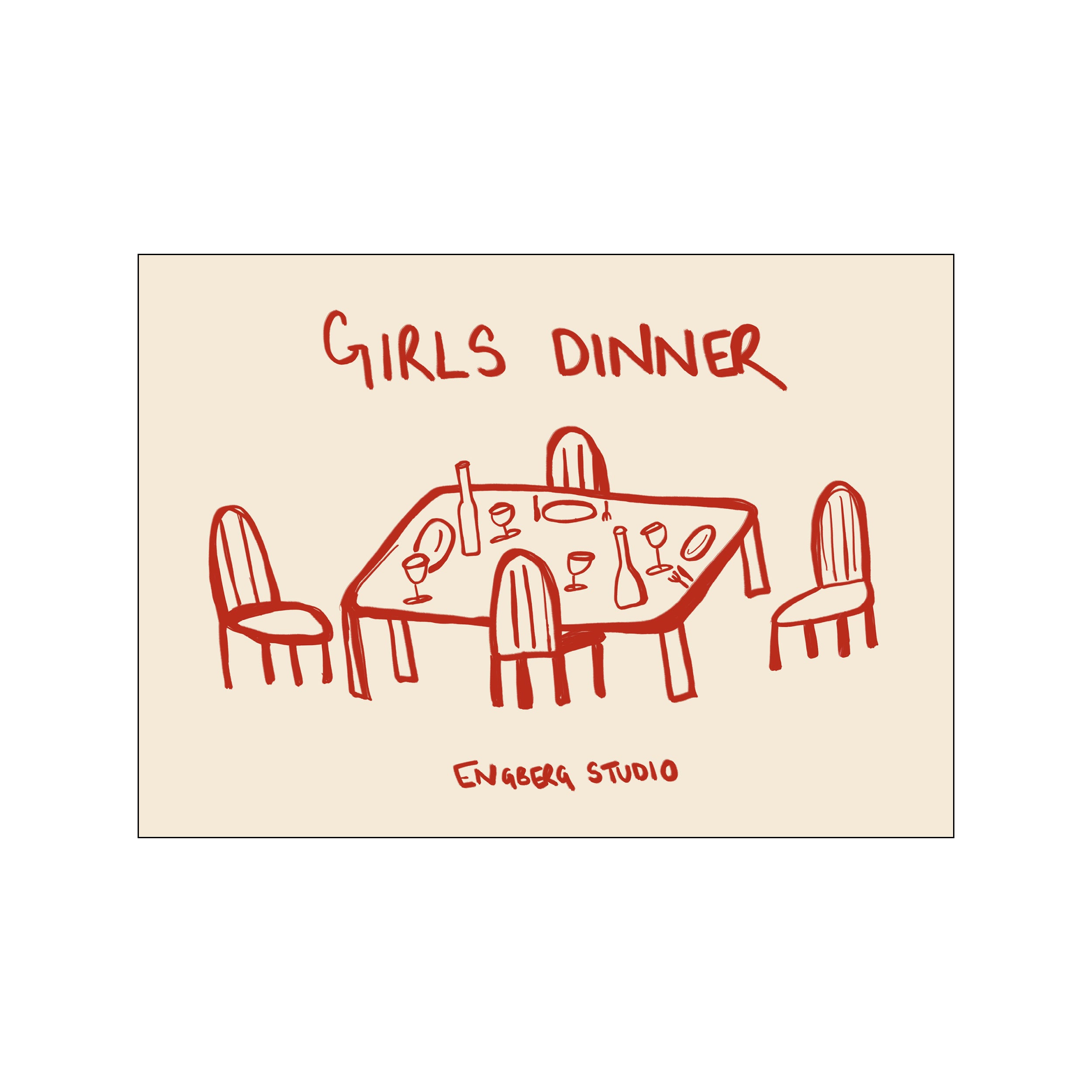 Girls Dinner - Red