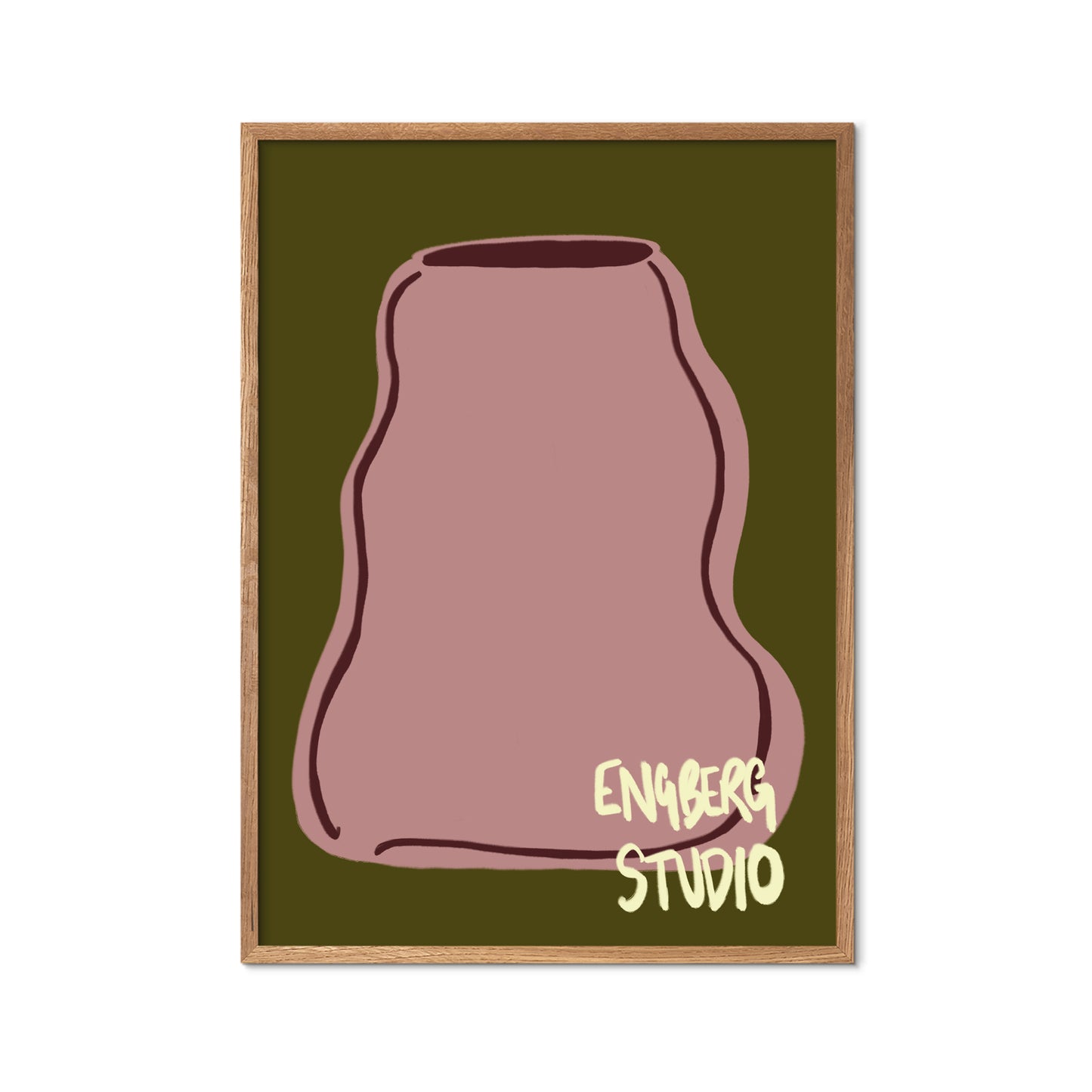 POP - Pink + Green Vase