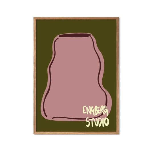 POP - Pink + Green Vase