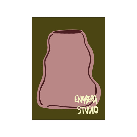 POP - Pink + Green Vase