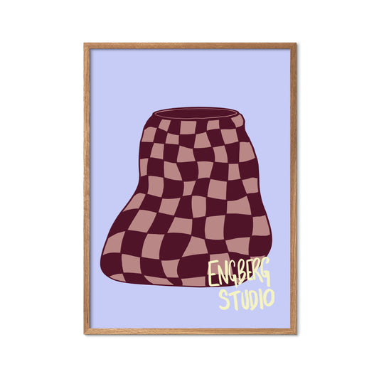 POP - Red + Pink Checkers