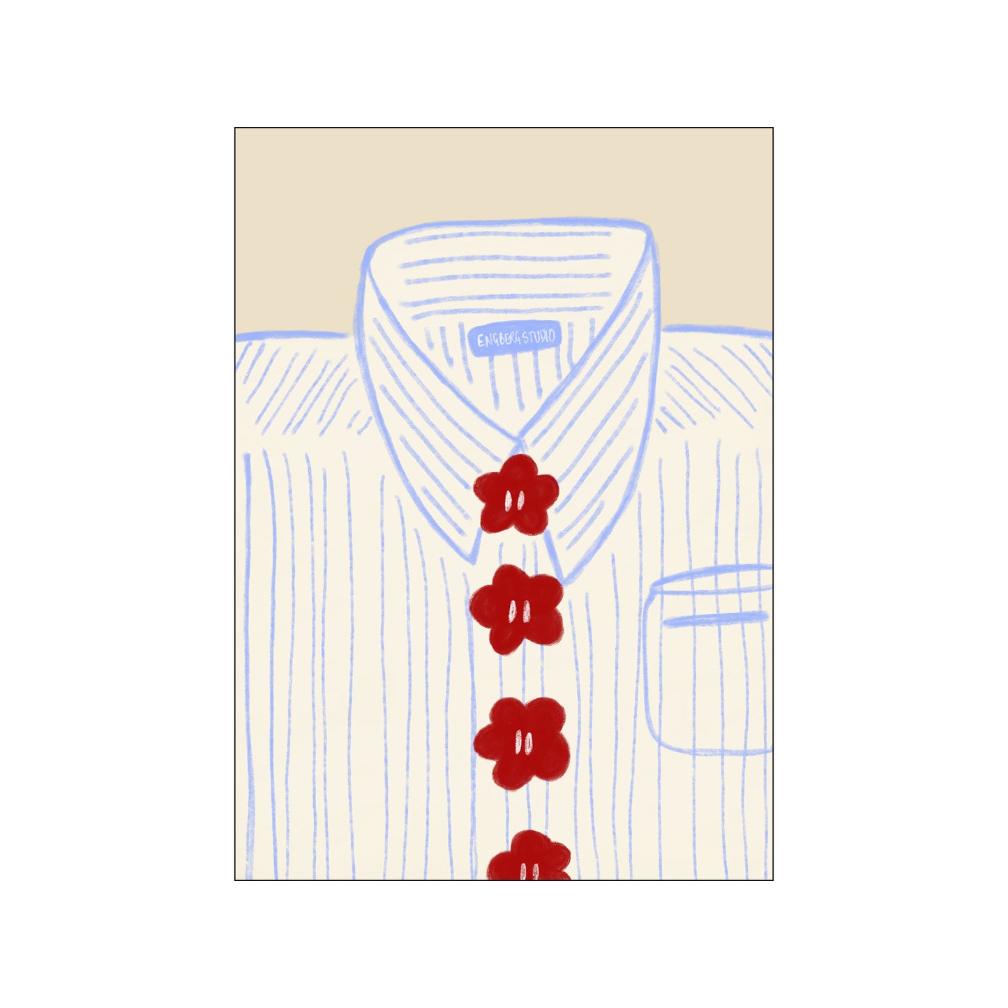 Flower Button-Up